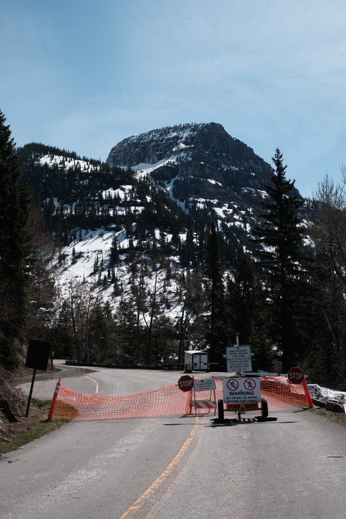 Cycling the Going-to-the-Sun Road, Glacier National Park, Montana, USA