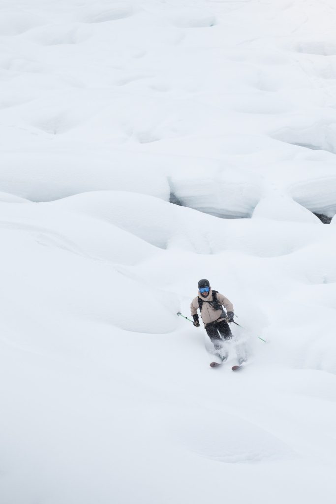 Skoki Lodge in winter, Banff National Park, Canada