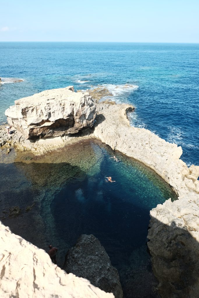 Blue Hole, Gozo, Malta itinerary